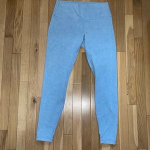 Lulu lemon blue cloudy leggings 💙